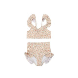Ruffle 2 Piece Bikini | UPF + Recycled - Sunset Meadow