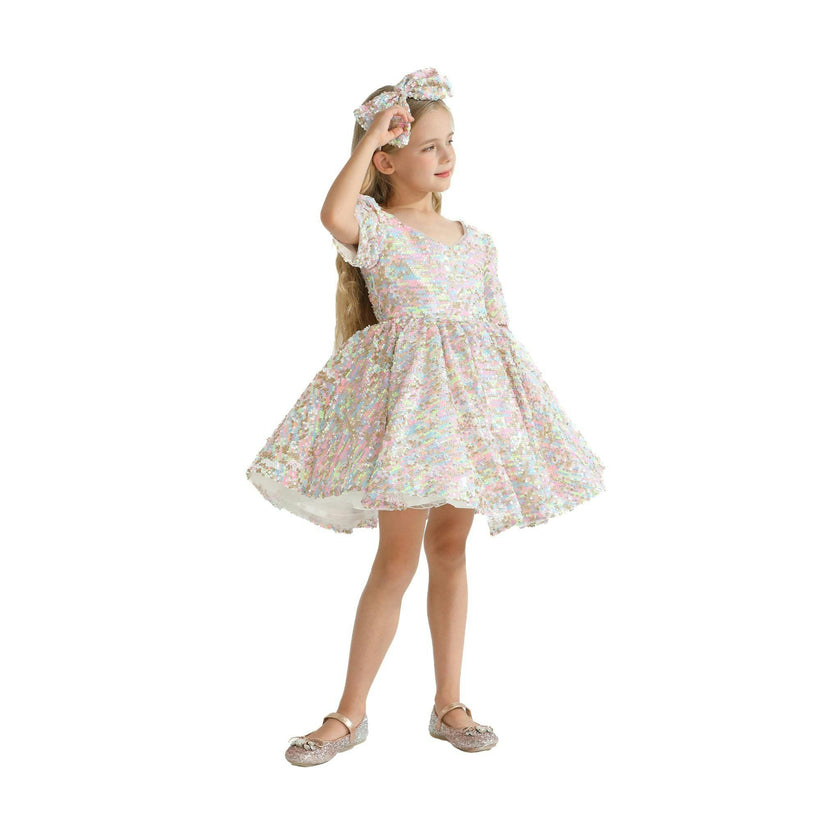 Multicolor Sequin Bahia Dress