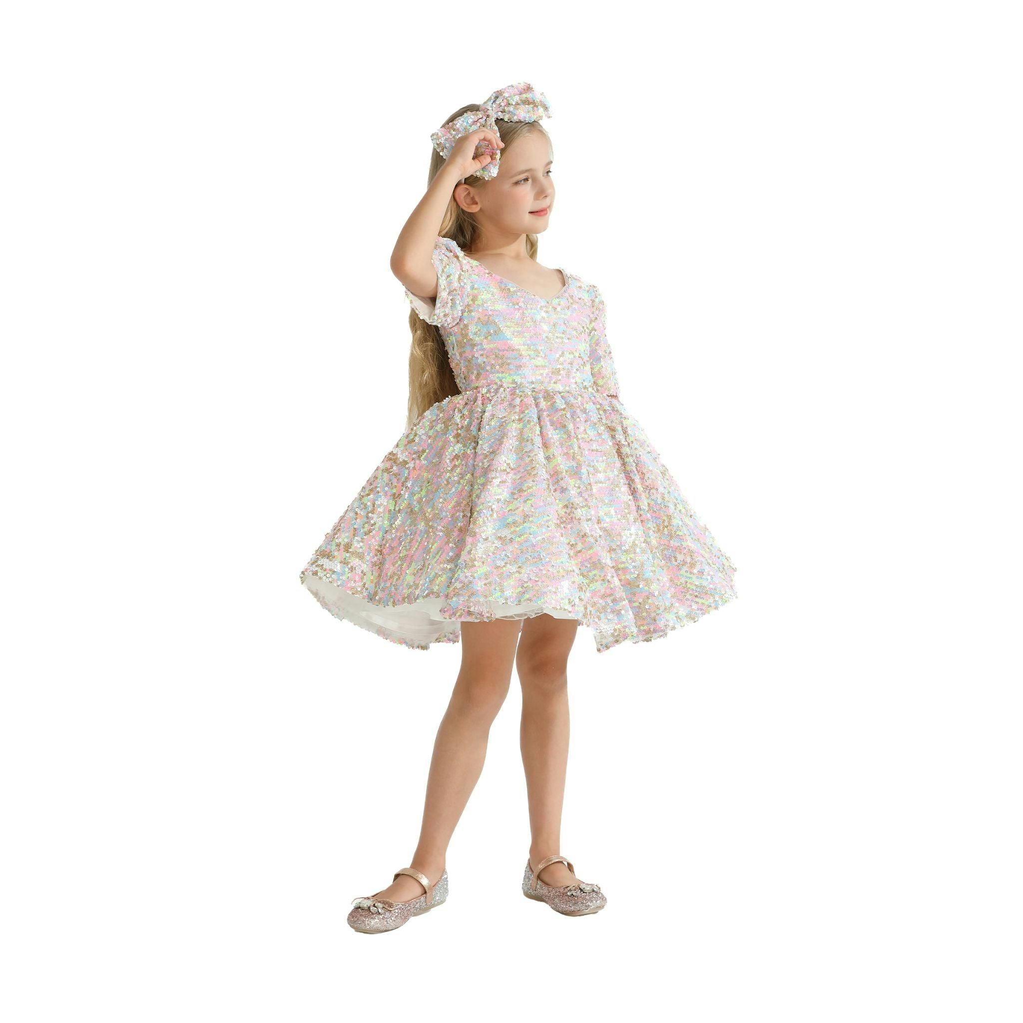 Multicolor Sequin Bahia Dress