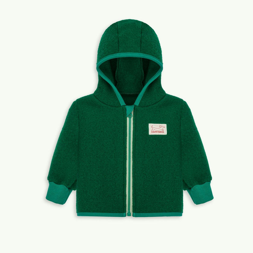 children's wool jacket - forest green