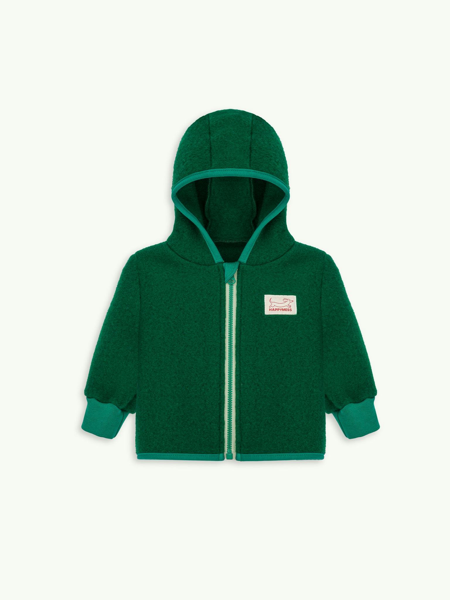 children's wool jacket - forest green