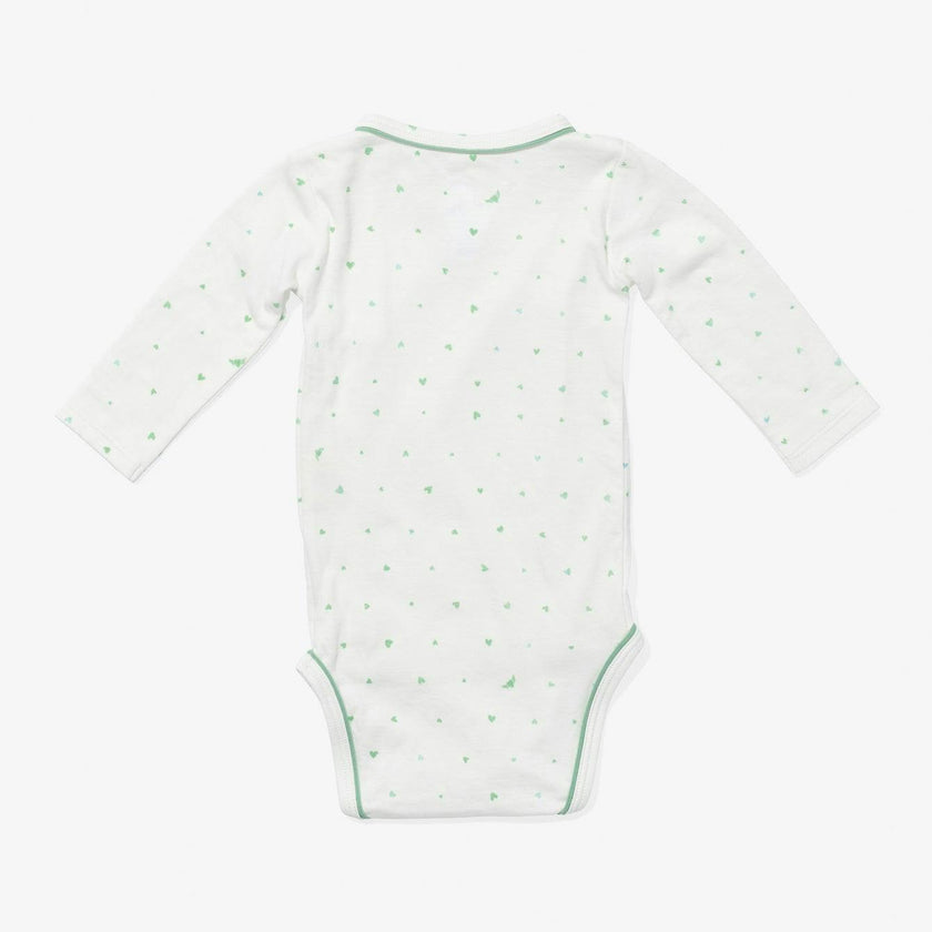Crossbody One-piece, Seafoam Hearts