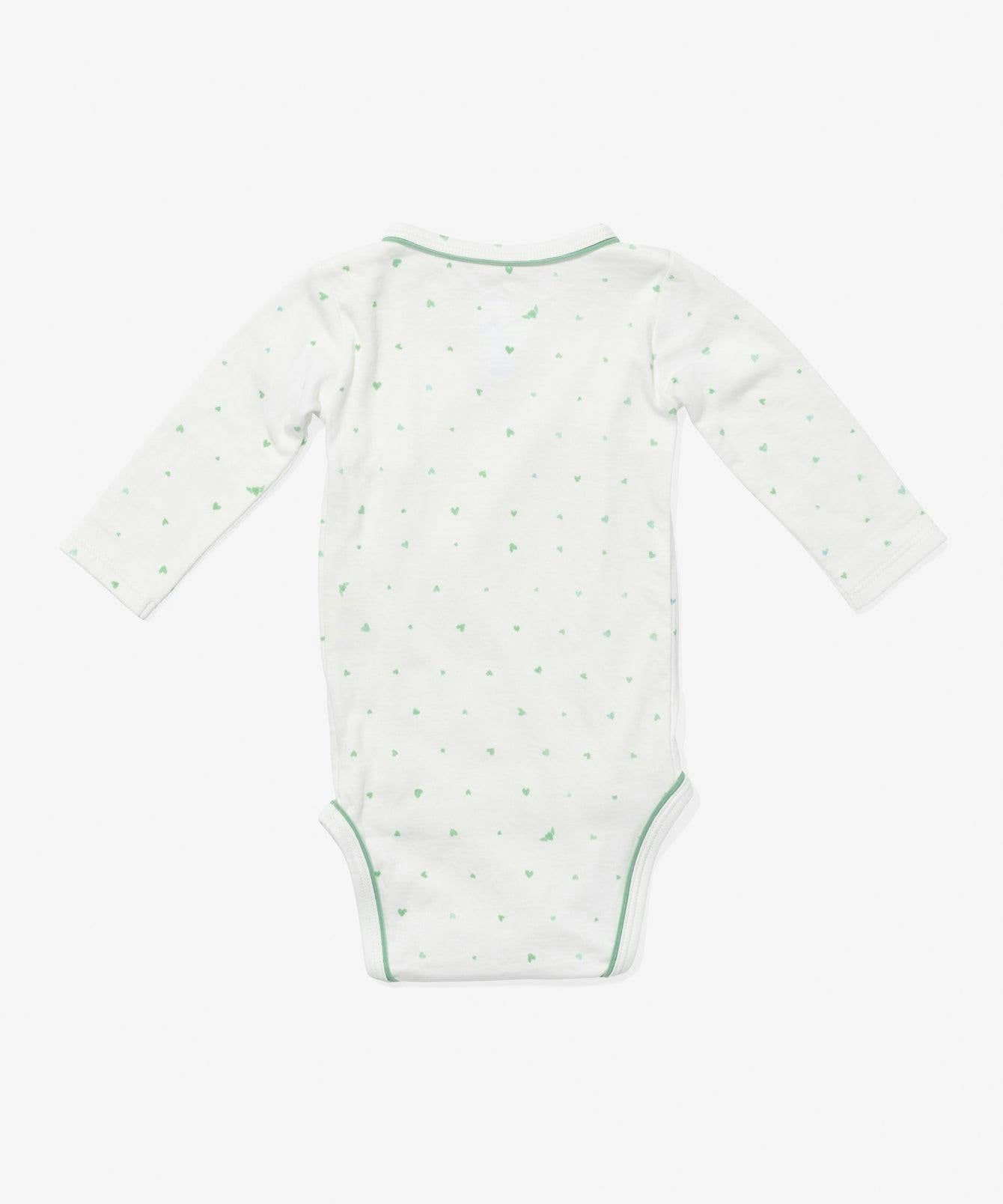 Crossbody One-piece, Seafoam Hearts