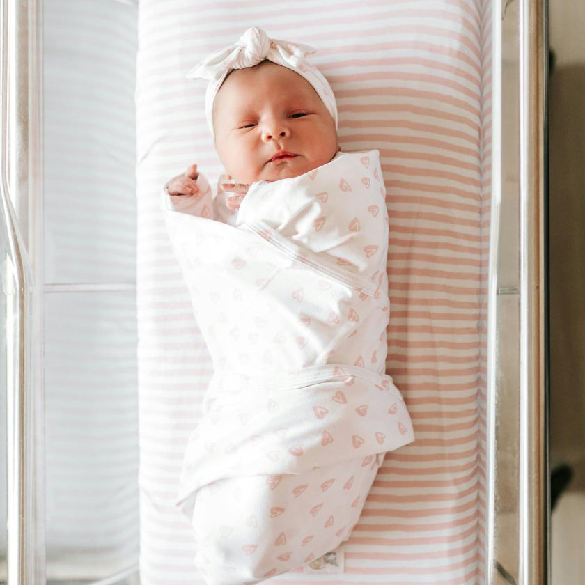 Forever Mine, Blush - Bamboo Newborn Nest