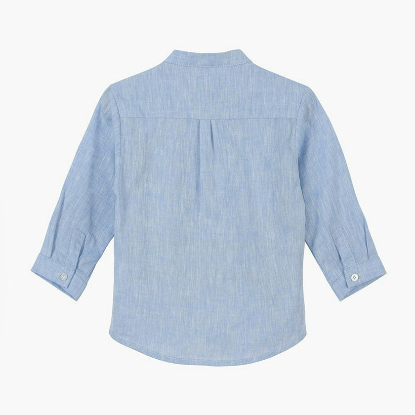 Baby Oscar Shirt in Pale Blue