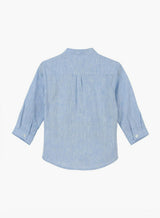 Baby Oscar Shirt in Pale Blue