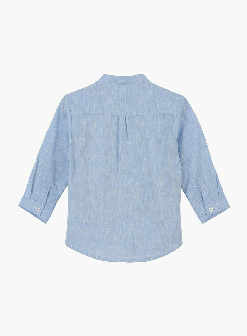 Baby Oscar Shirt in Pale Blue
