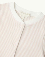 Dalton Stripe Romper 2 Piece Set - Pink