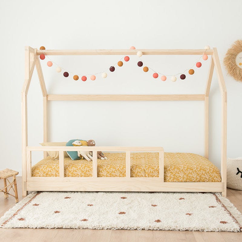 Wooly Fringed Rectangular Rug
