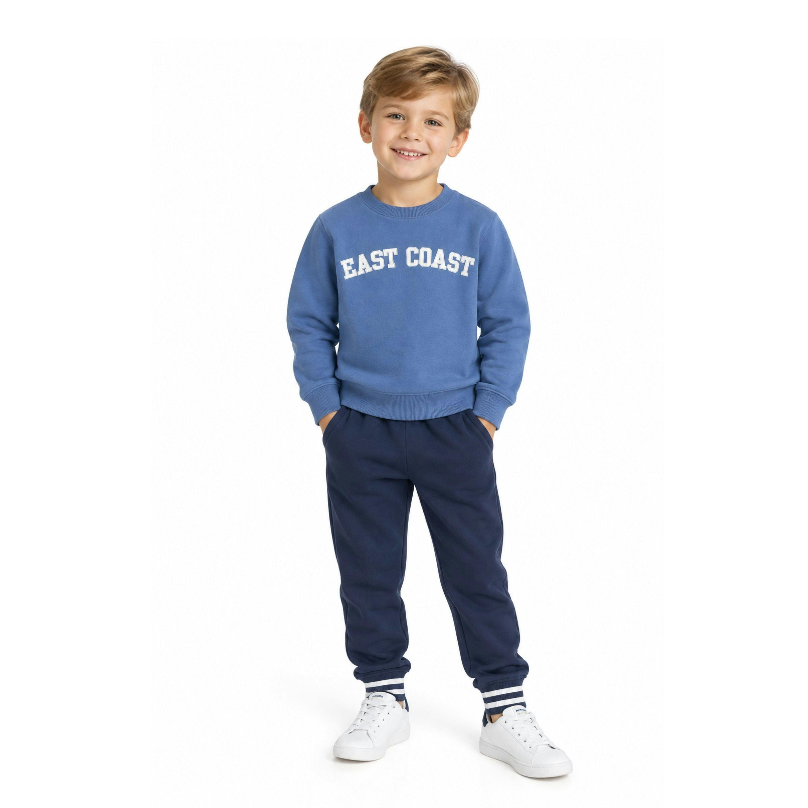 Navy East Coast Signature Crewneck Sweatshirt