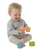 So’Pure Natural Rubber Cube & Ball Teether Set