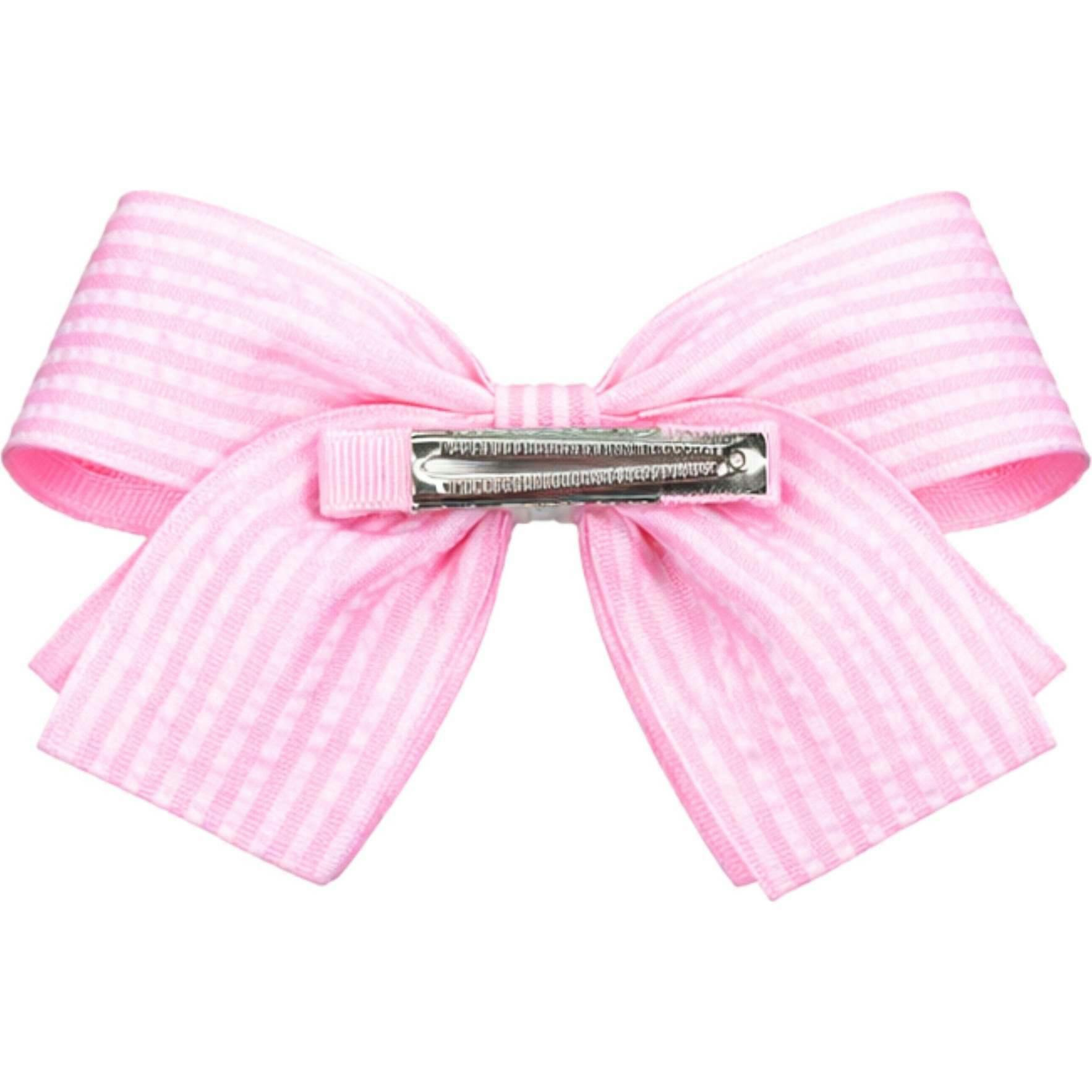 Golf Ball Seersucker Hair Bow
