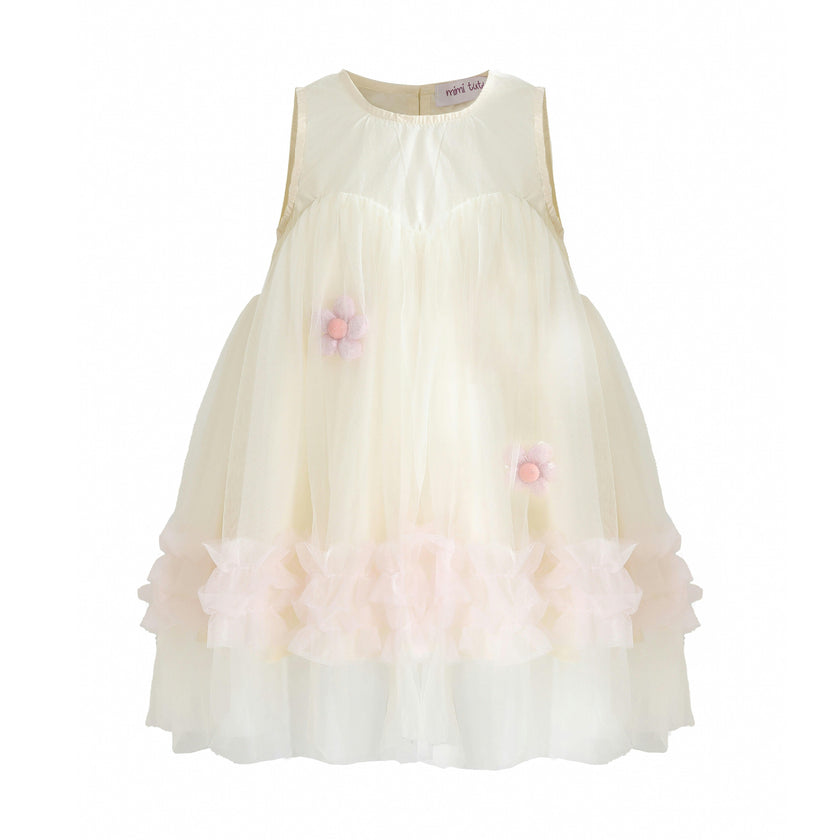 Pink Corabelle Floral Ruffle Dress