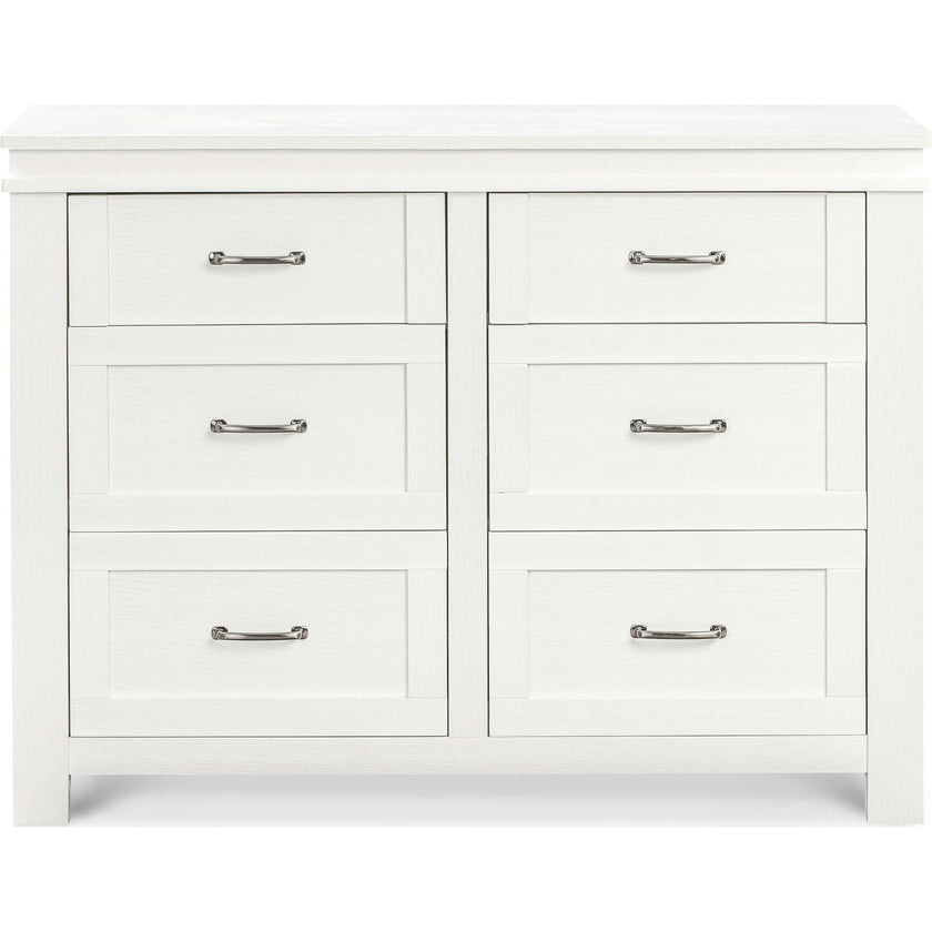 Wesley Farmhouse 6-Drawer Assembled Double Dresser