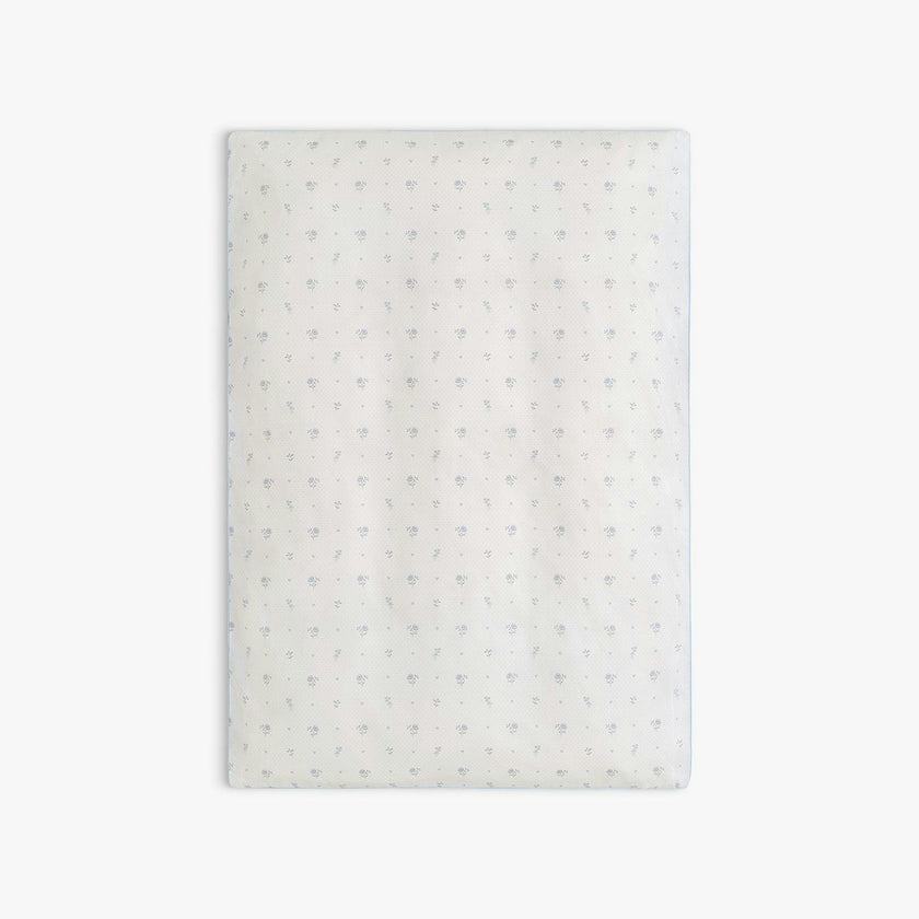 Ditsy Floral Baby Duvet - Blue