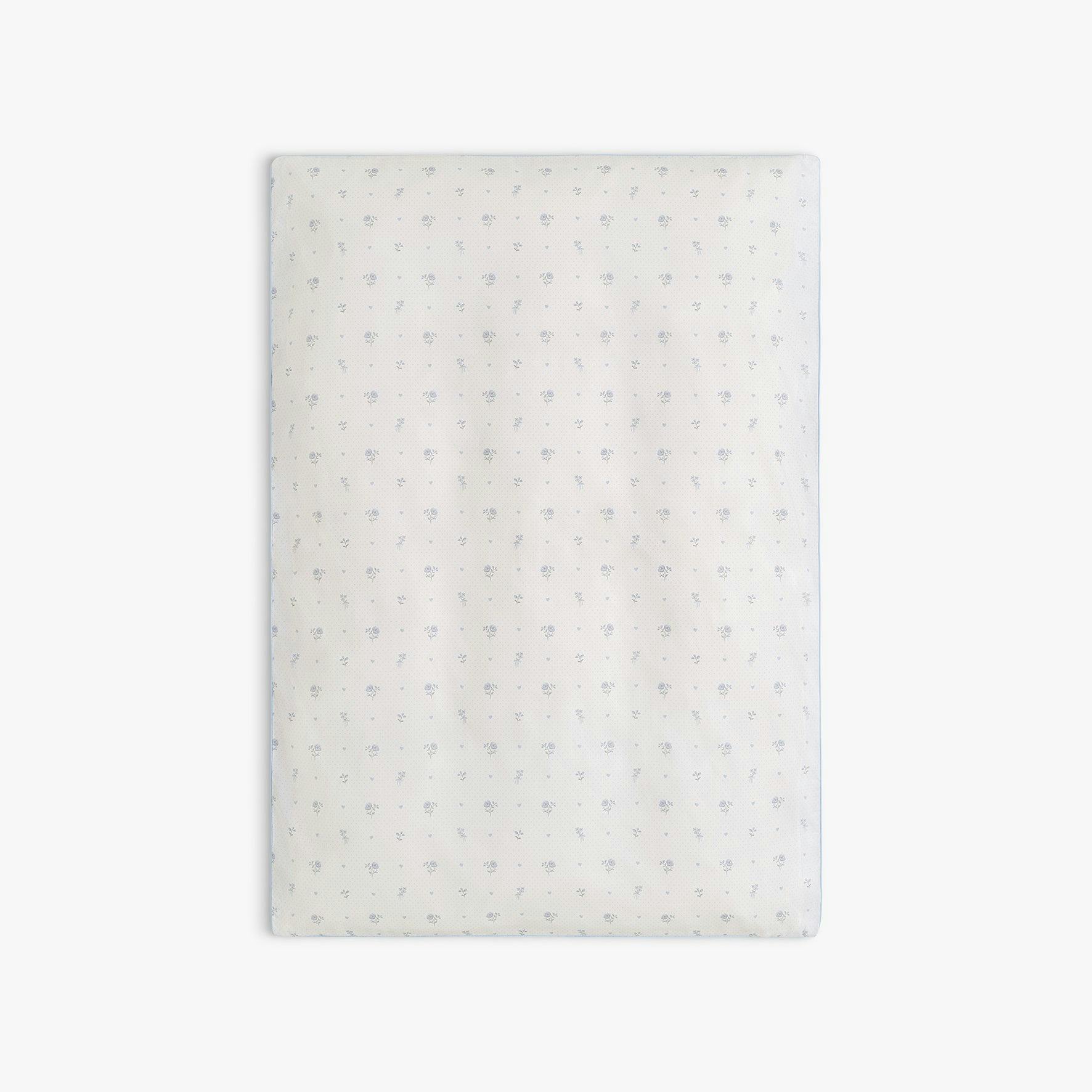 Ditsy Floral Baby Duvet - Blue