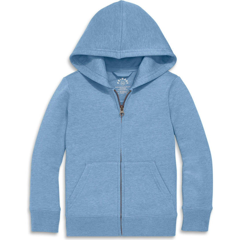 Kids cozy fleece zip hoodie