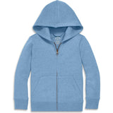 Kids cozy fleece zip hoodie