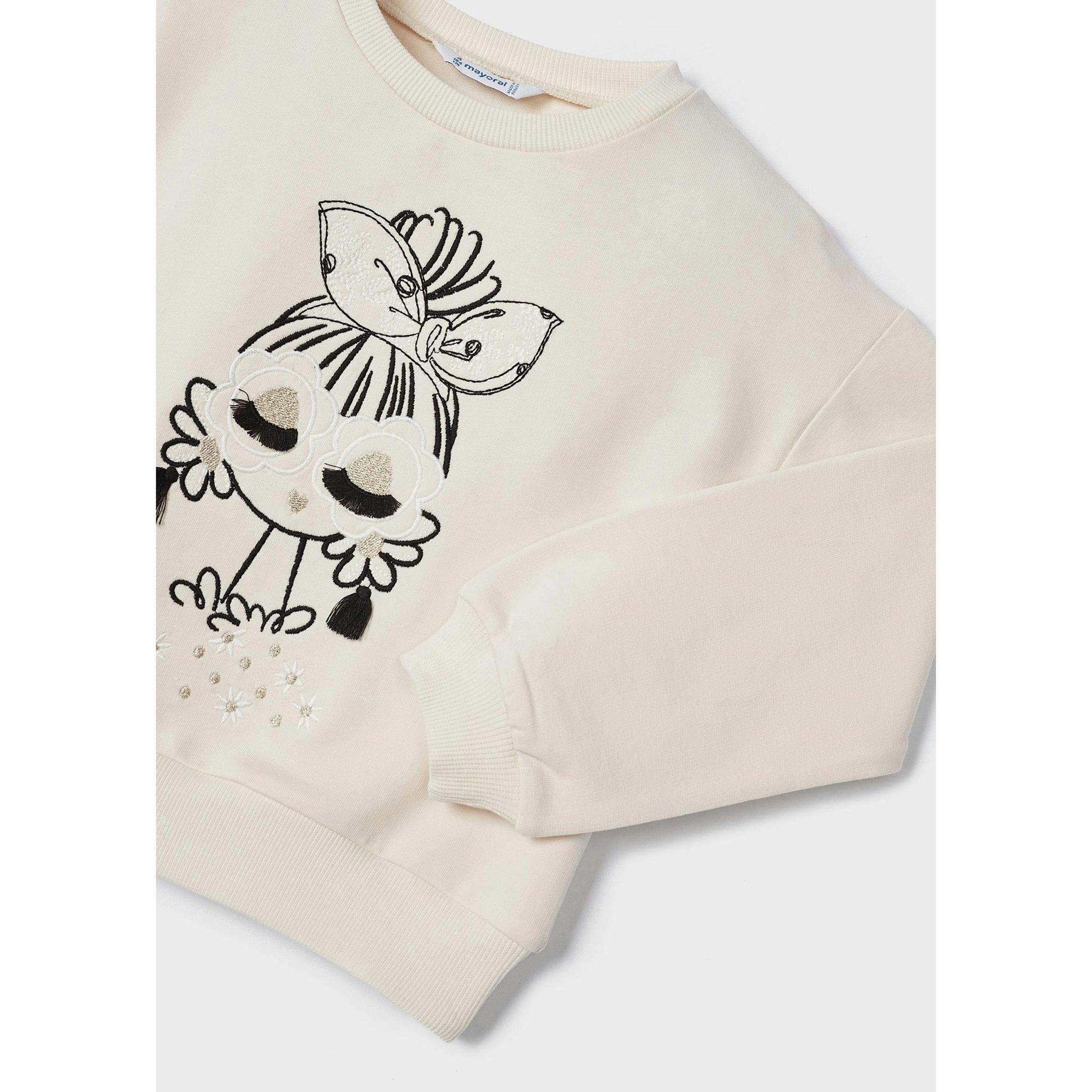 Off White Doll Graphic Sweatshirt