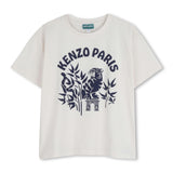 White Paris Tiger Graphic Tee