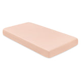 Crib Sheet in GOTS Certified Organic Brushed Cotton in Dusty Rose