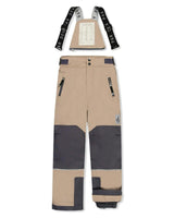 Two Piece Teknik Snowsuit Bright Orange Grey And Taupe