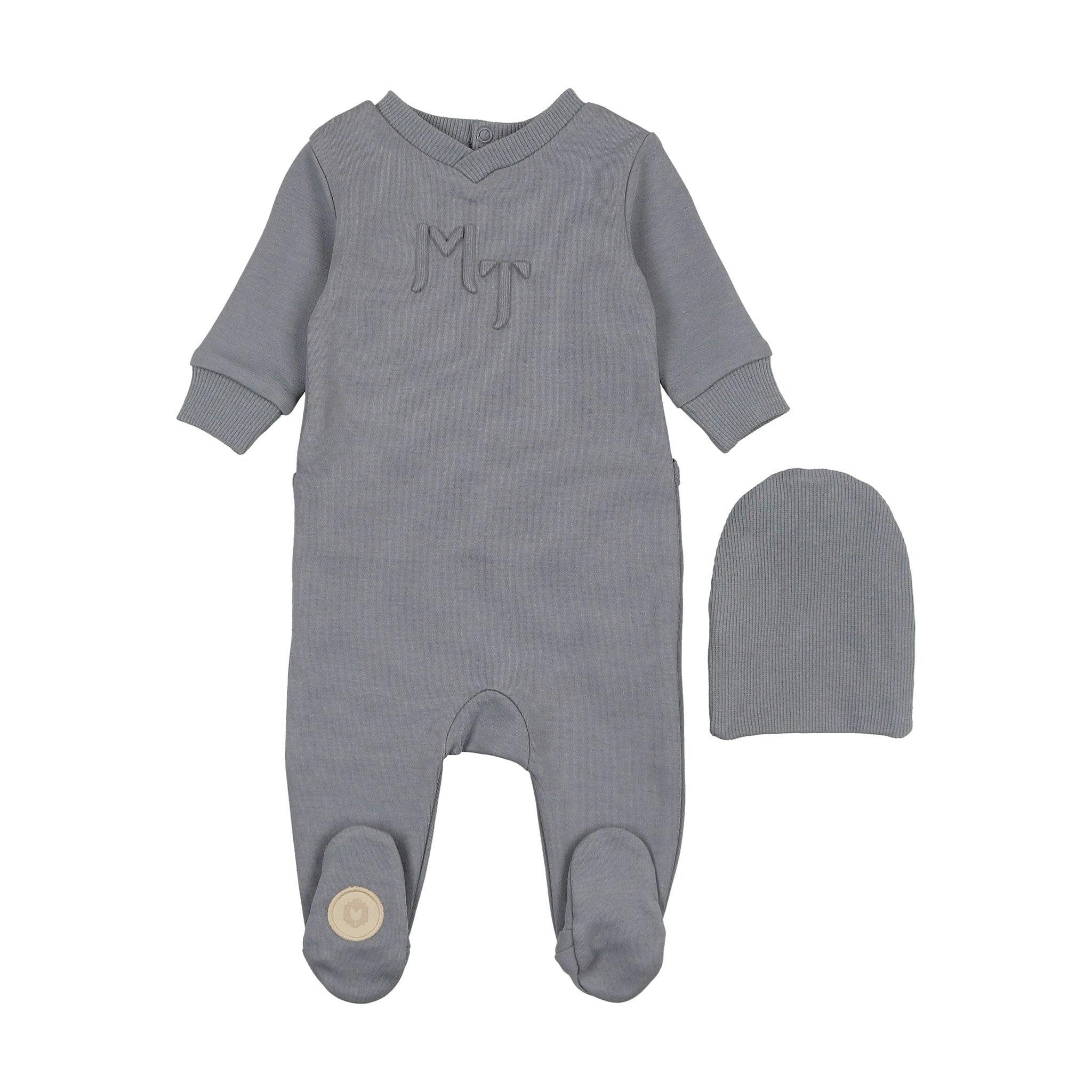 Posh Print Footie & Hat Set