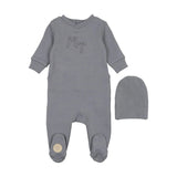 Posh Print Footie & Hat Set