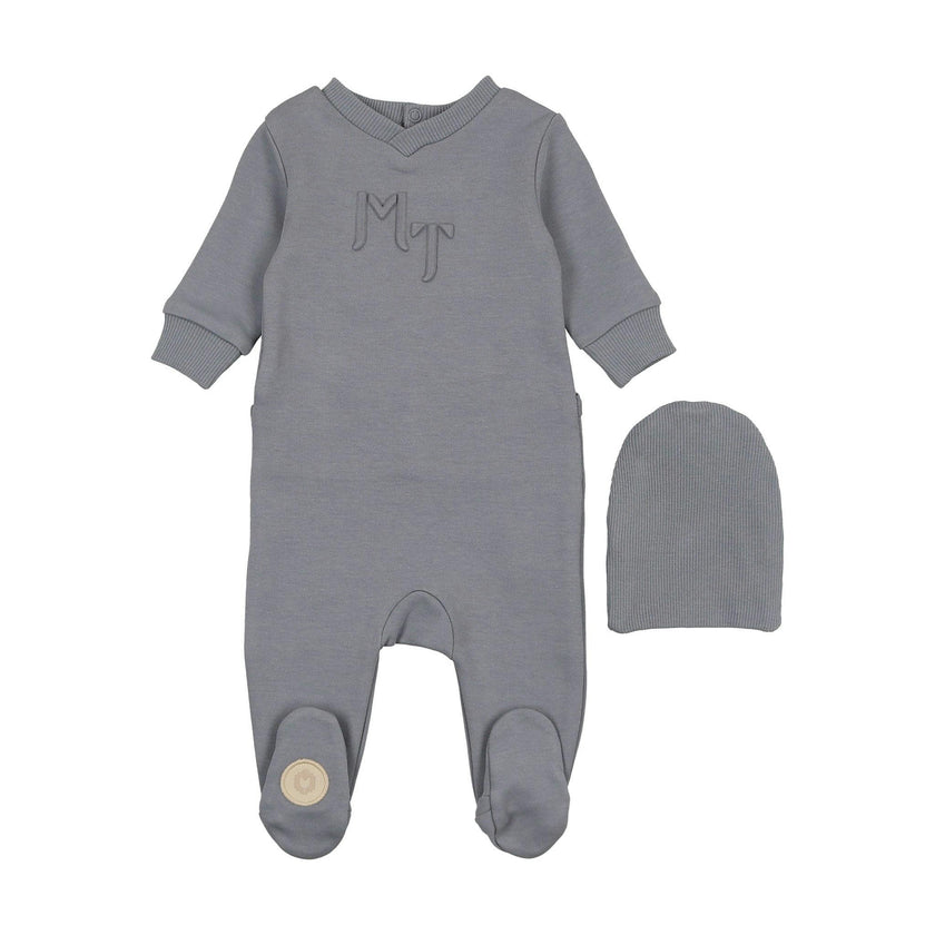 Posh Print Footie & Hat Set