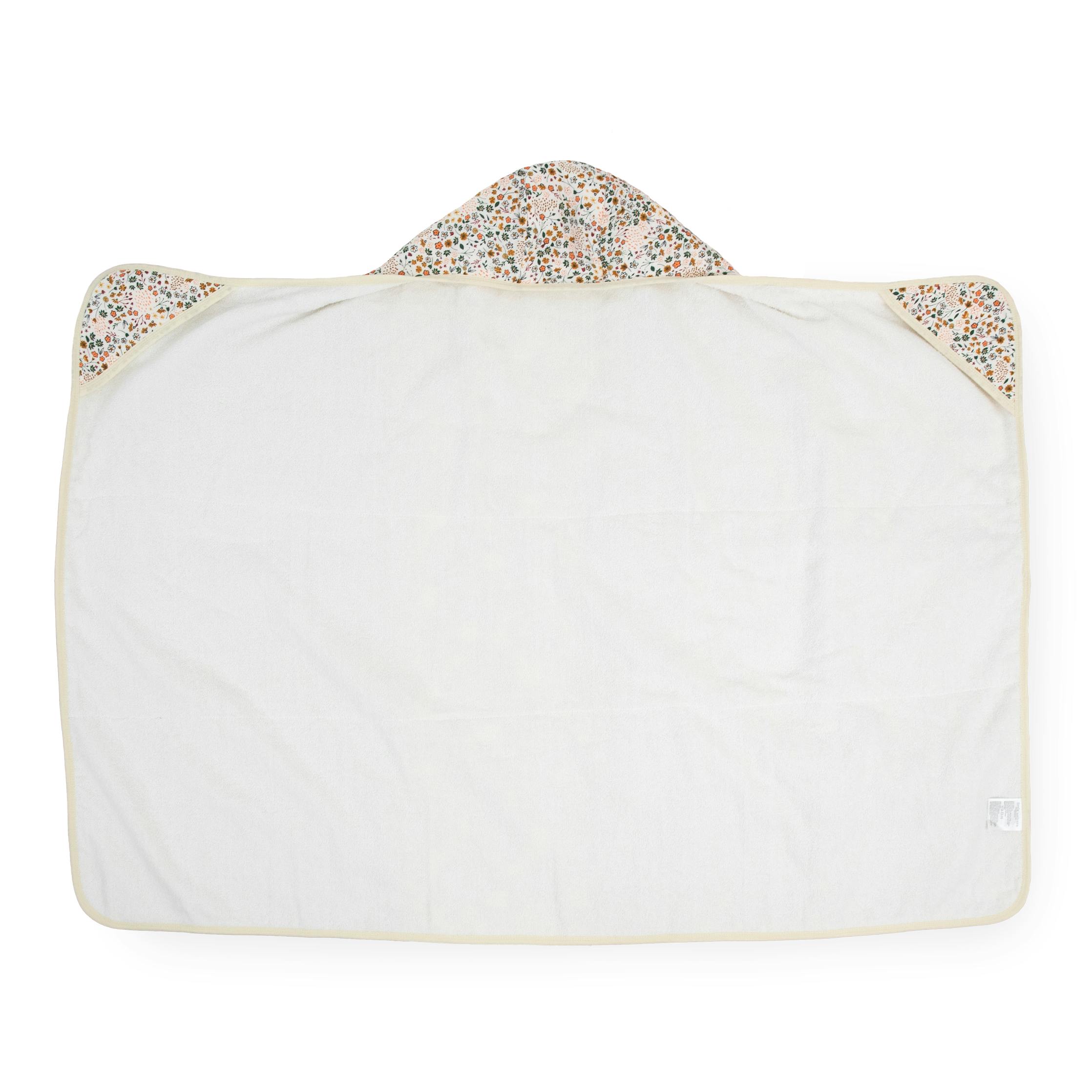 Toddler Hooded Towel - Pressed Petals