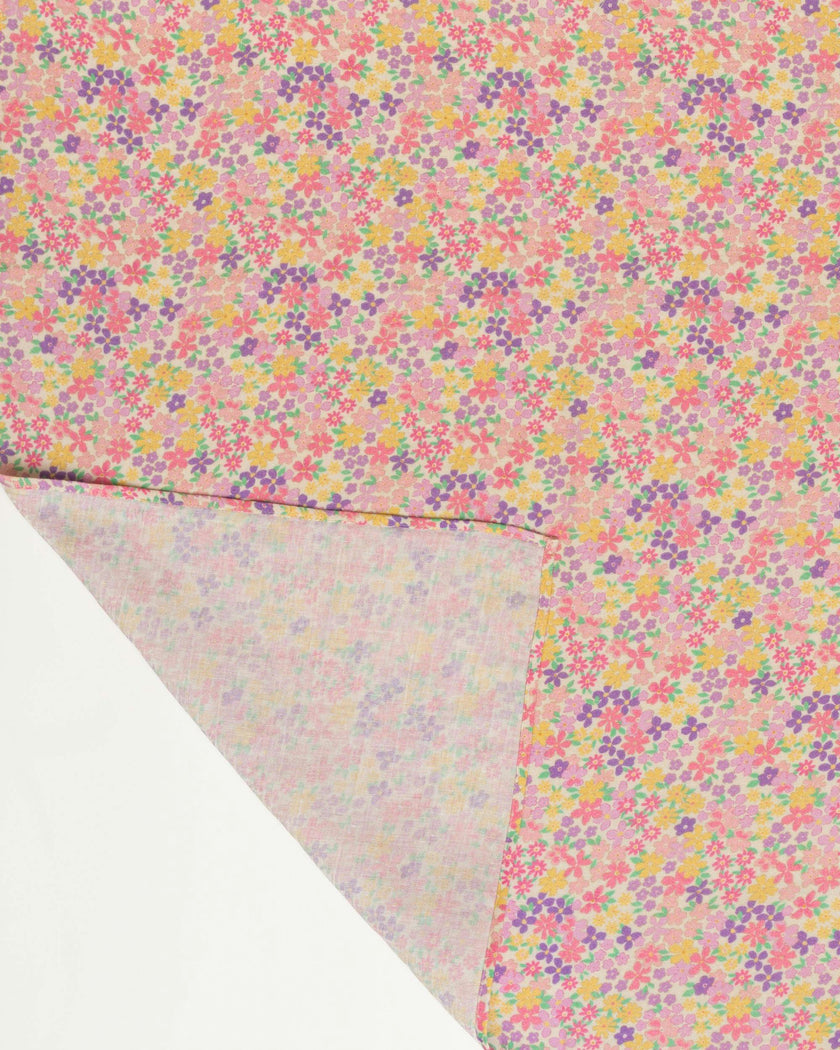 Baby Napkin - Emma Floral Purple
