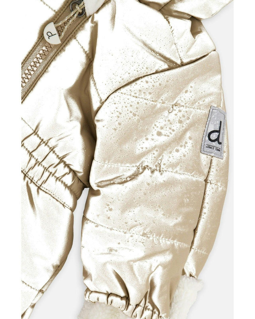 Baby One Piece Snowsuit For Car Seats Taupe