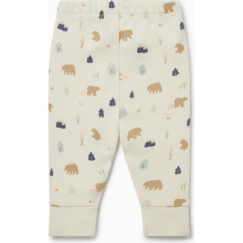Bear Print Pajama Set