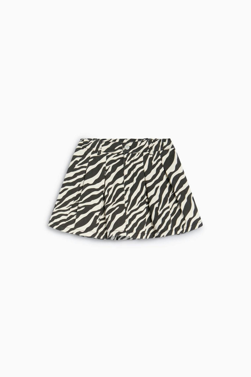 Dakota Skirt Zebra Print