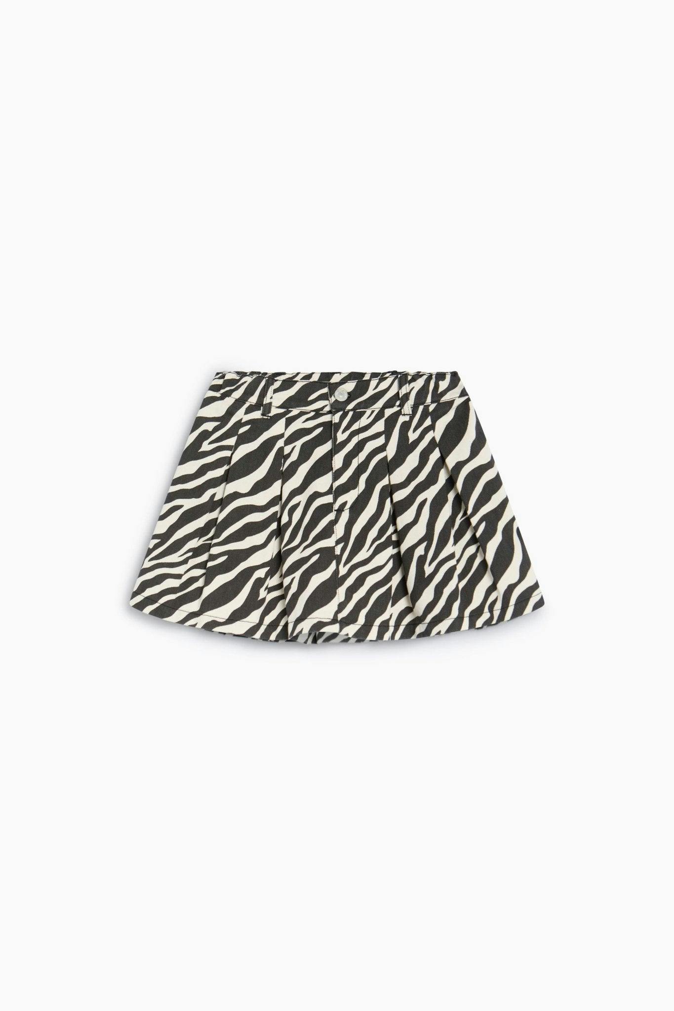 Dakota Skirt Zebra Print