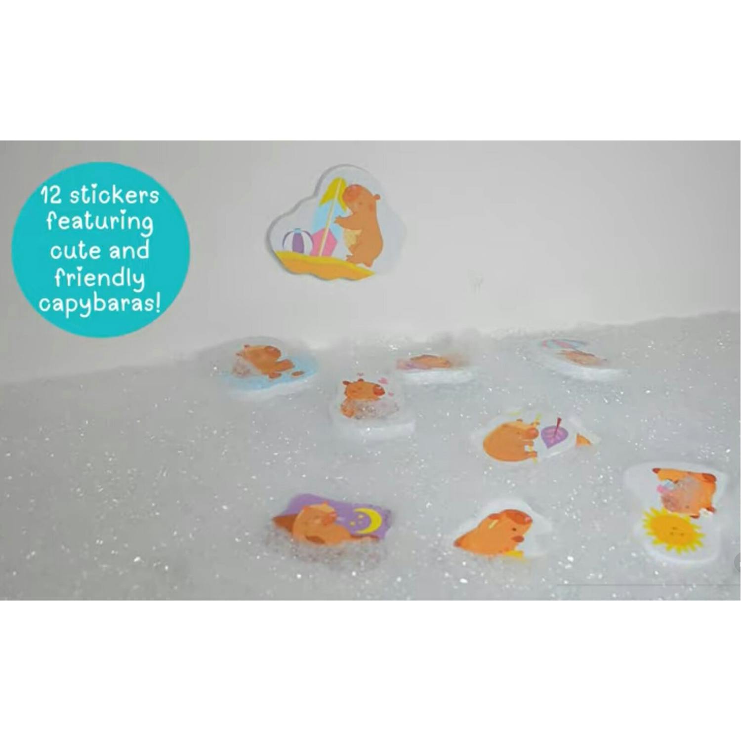 Bath Time: Stickers - Cute Capybara