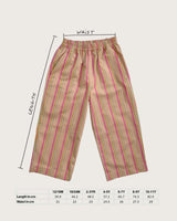 Ever Candy Stripe Wide Cotton Trousers