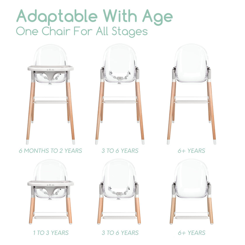 Children of Design 6 in 1 Deluxe High Chair