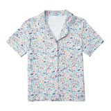 Jersey Shore Women’s Button Front Short Pajama Set