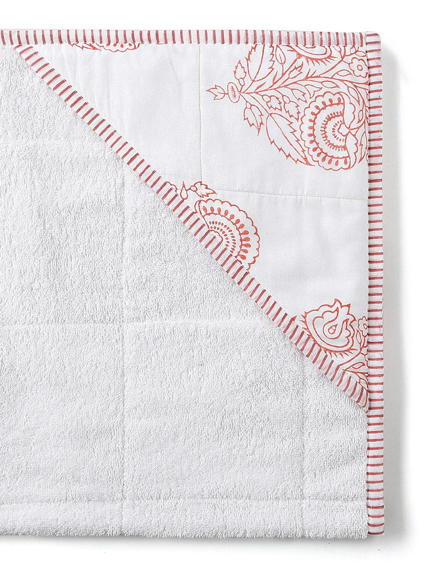 Block-Printed Terry Towel