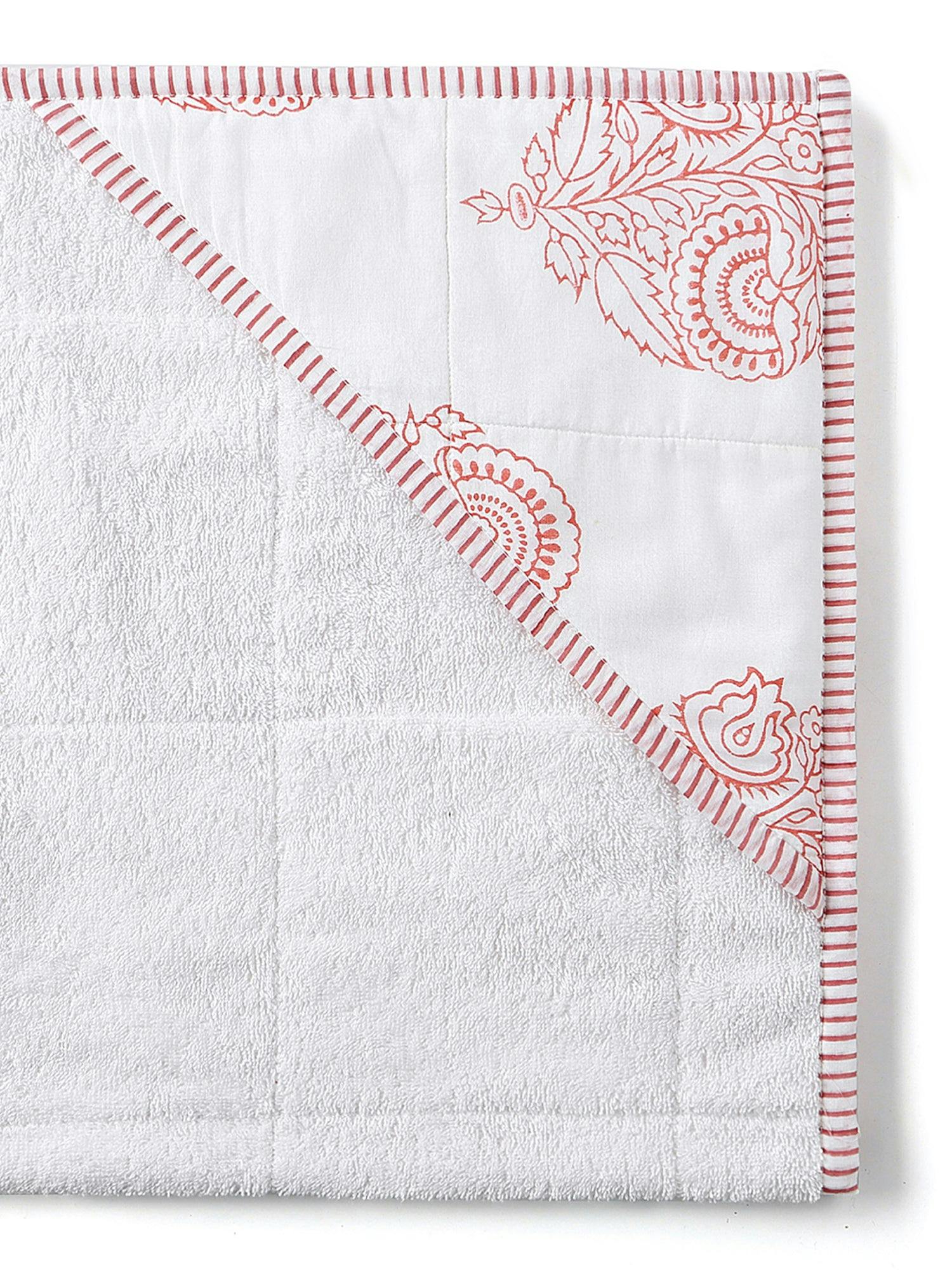 Block-Printed Terry Towel