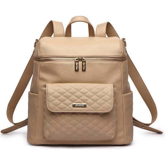 Monaco Diaper Bag | Latte Brown