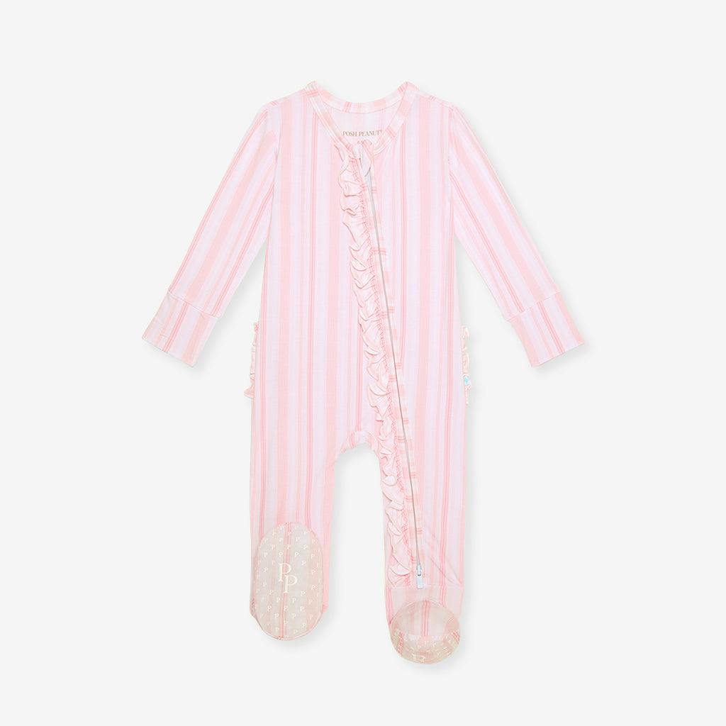 Remi Footie Ruffled Zippered One Piece