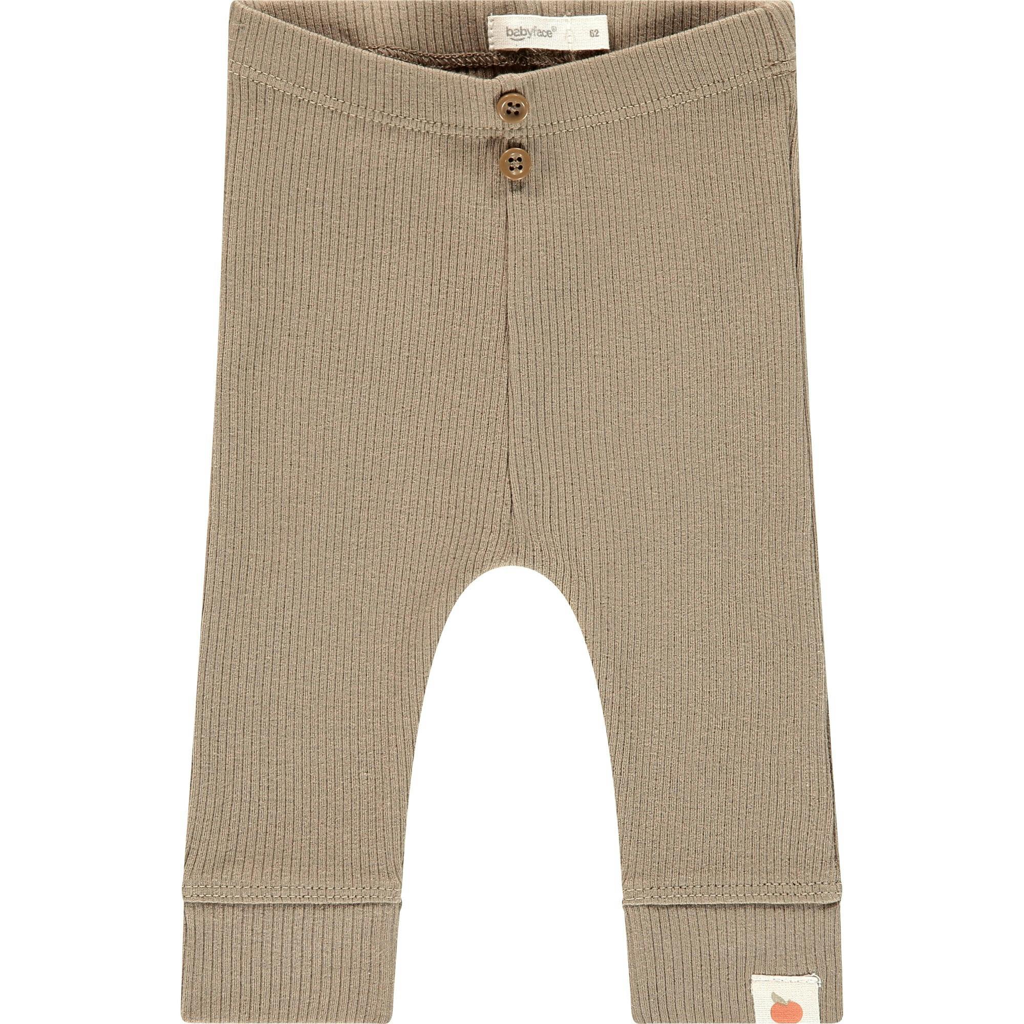 Two Button Ribbed Leggings