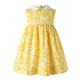 Yellow Daisy Peter Pan Collar Dress and Bloomers