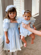 Charlotte Baby Blue Romper