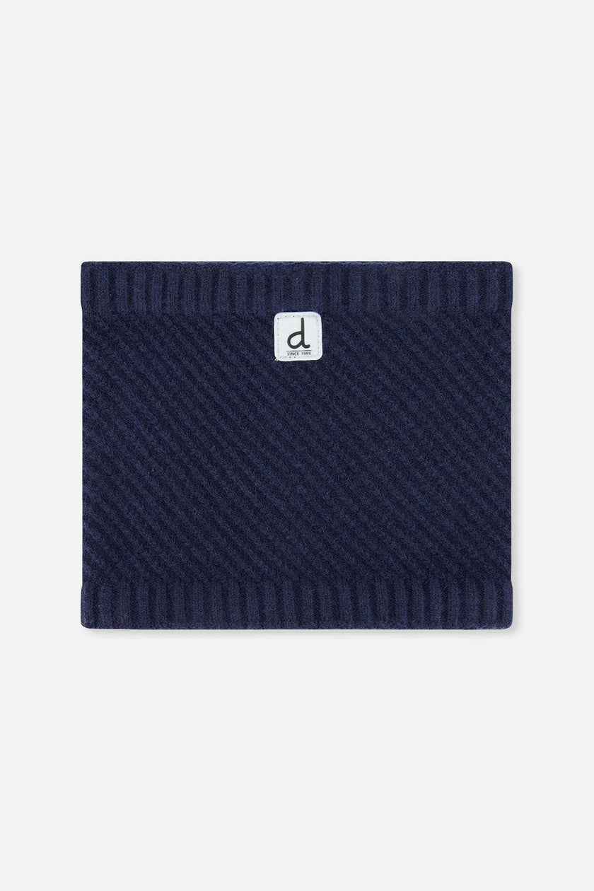 Winter Knit Neckwarmer Navy Blue