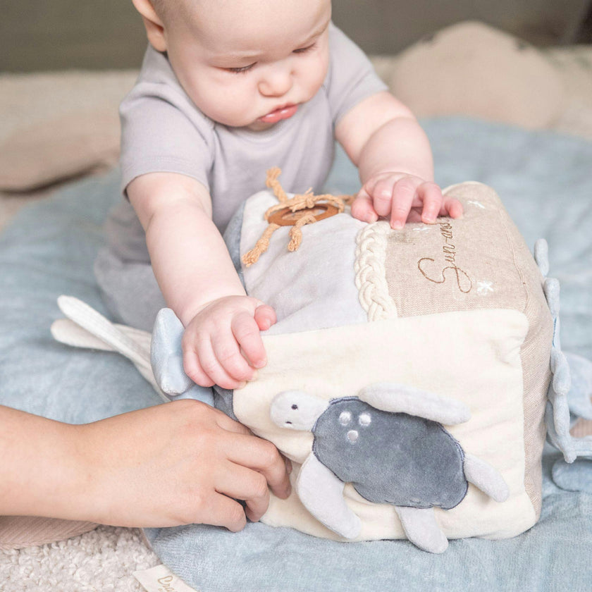 Cove Soft Plush Activity Cube