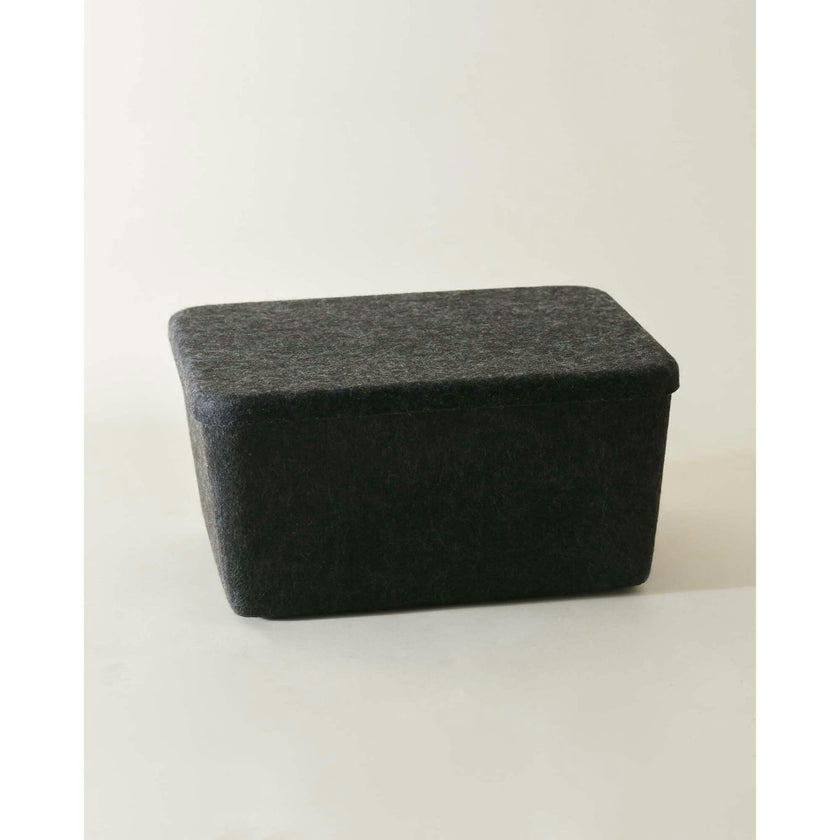 The Sculpted Bin - Wide with Lid