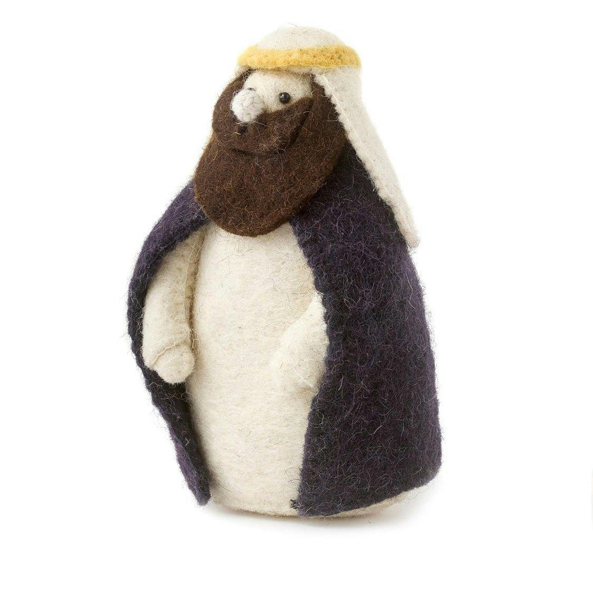 Handmade Nativity Scene Hand Felted Wool Arcadia Home